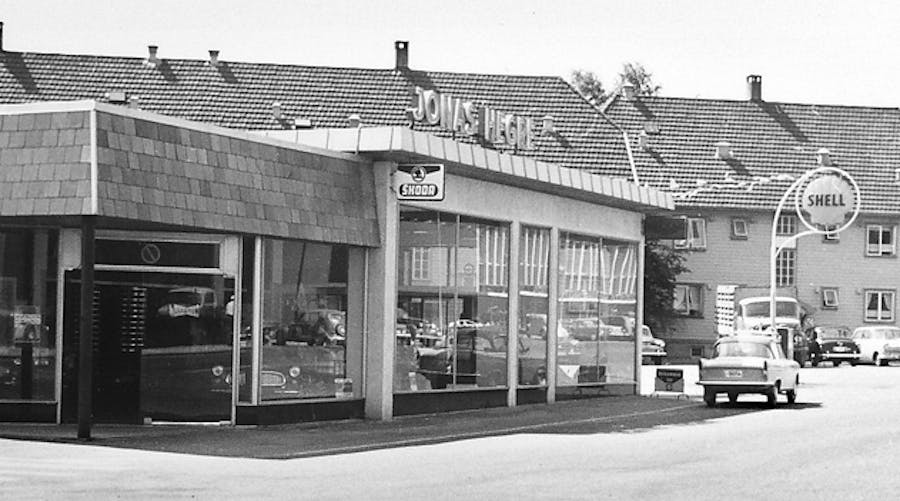 Shellstasjonen i Oalsgaten, drevet fra 1960-1986