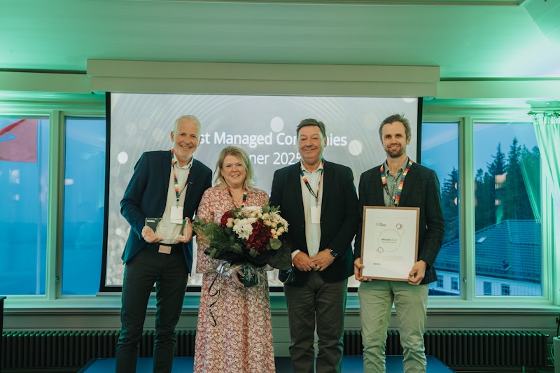 Vi er stolte over å dele at vi har blitt kåret til et av Norges Best Managed Companies 2025!