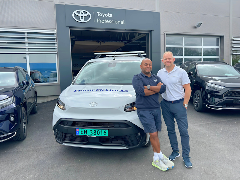 DERFOR VELGER STORM ELEKTRO VAREBILER FRA TOYOTA: Intervju med Magne Wiklund, markedsansvarlig  i Storm Elektro