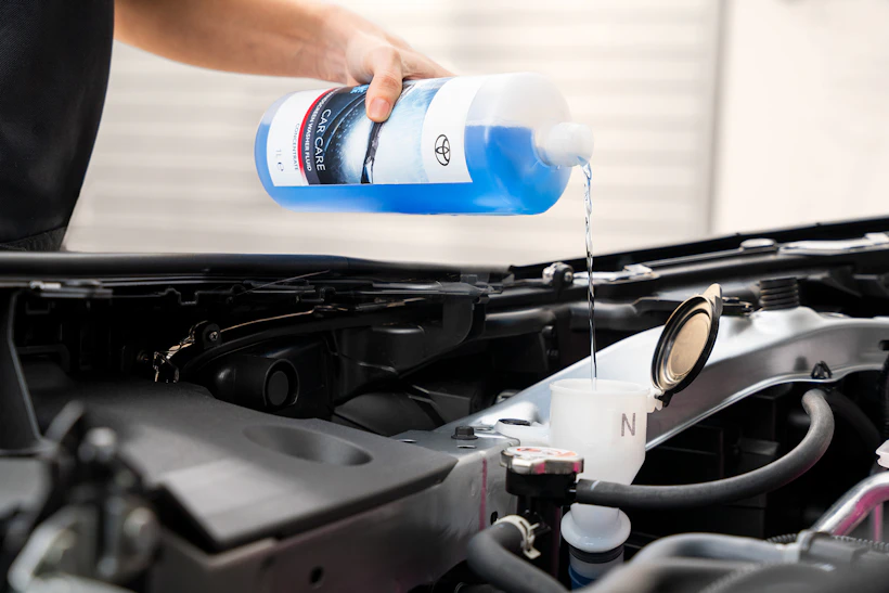Service av en Toyota