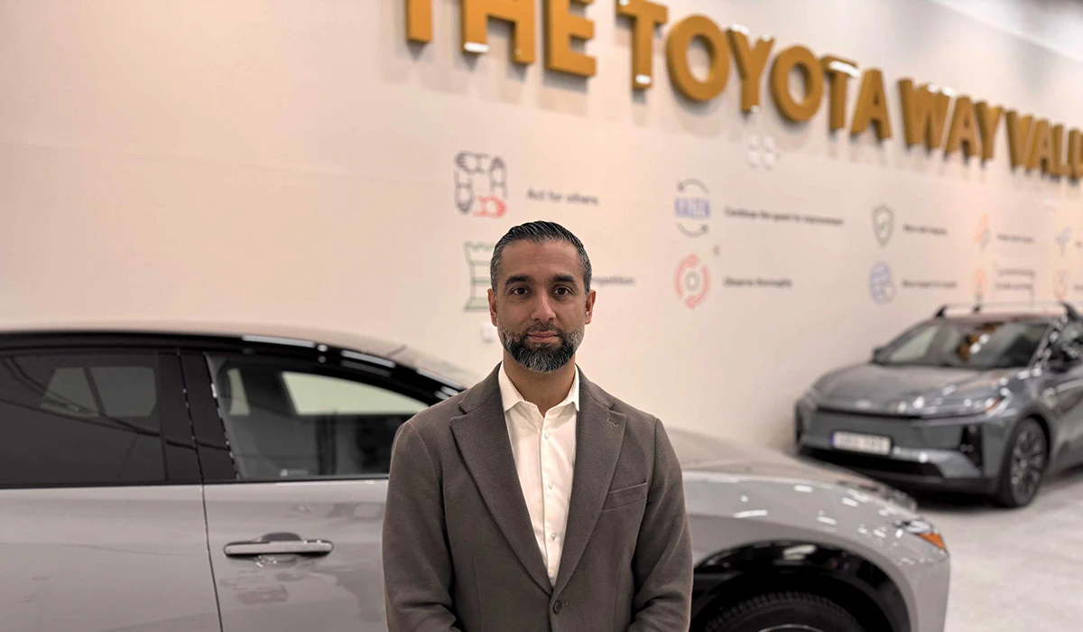 Ashkan Jamie, VD för Toyota Sweden